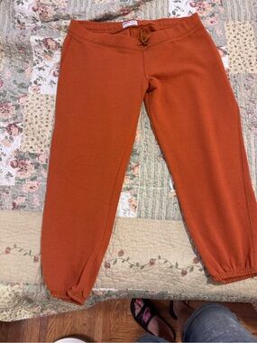 Soffe Women's Rust Orange Drawstring Joggers
